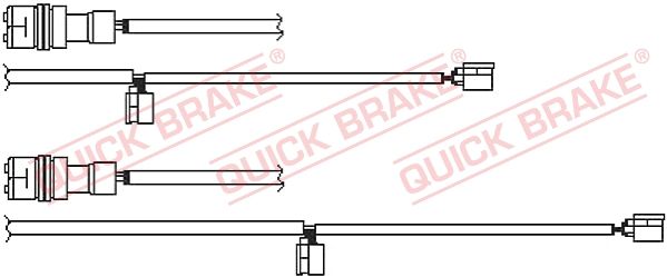 QUICK BRAKE Indikators, Bremžu uzliku nodilums WS 0351 A